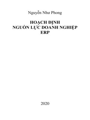 cover image of Hoạch định Nguồn lực Doanh Nghiệp ERP